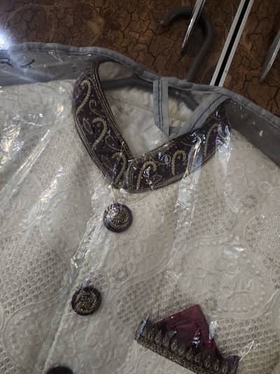 Sherwani With Khussan & Kulla In Brand New Condition