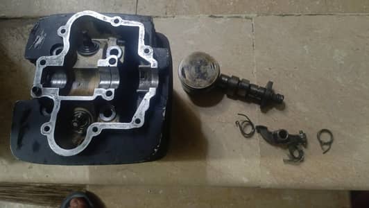 GS 150 SUZUKI COMPLETE HEAD AND CAM WITH 64mm piston