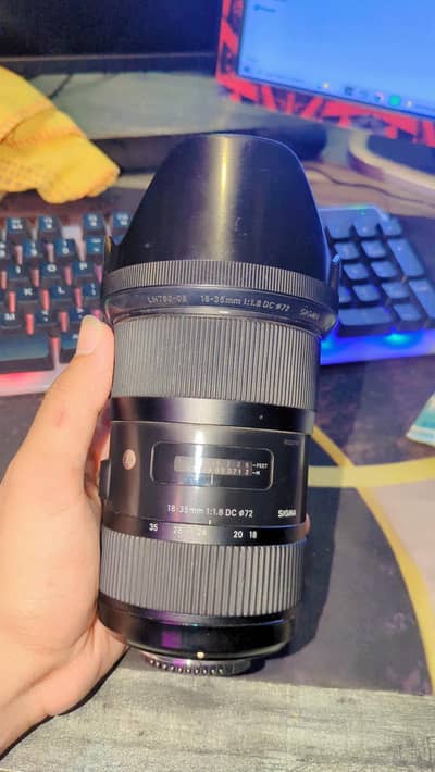 Sigma 18/35 1.8ff lens