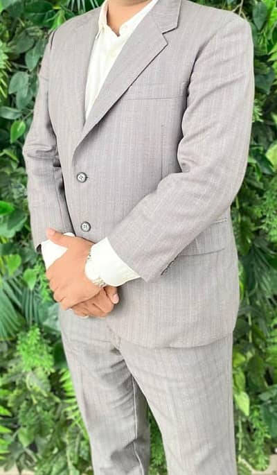 Men's Formal Coat Pant with Shirt | Waist 36-38 | Excellent Condition