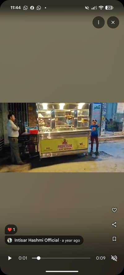 Food Stall for Sale 2 Fryes Hotplate Combo 6x6 feet