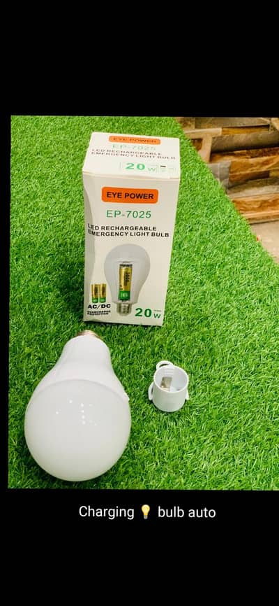 Rechargeable Lithium battery BULB 20W