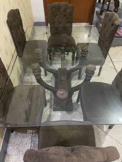 dining table with 6 chairs