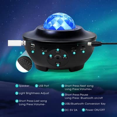 Star Projector Light Effects BL-XK01 Black