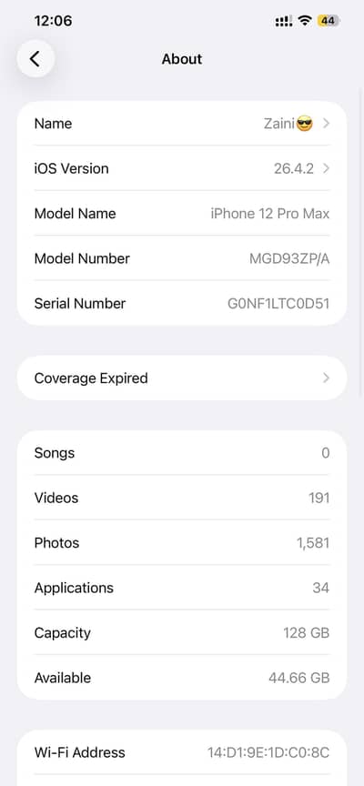 Apple iPhone 12 Pro Max