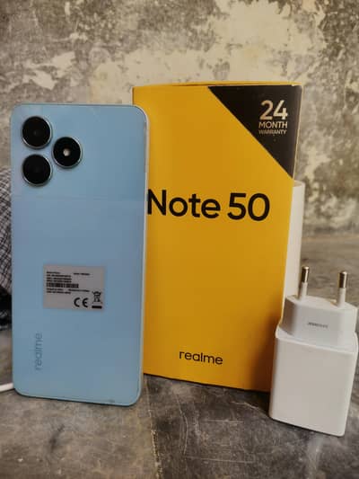 realme note 50 full box lash condition