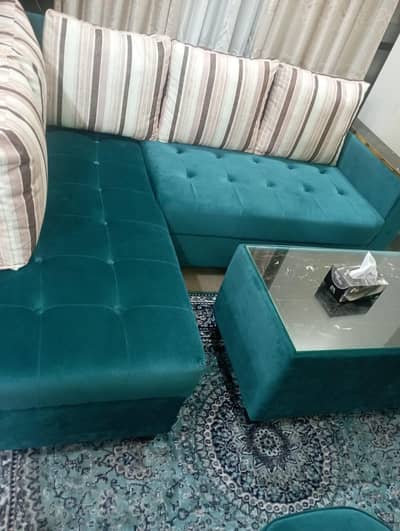L shape tv launge sofa