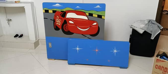 kids single bed with mattress