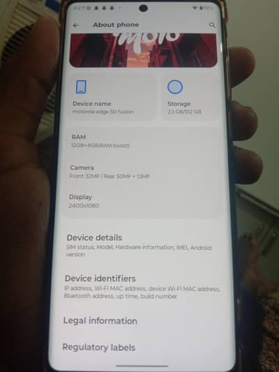 Motorola Edge 50 Fusion