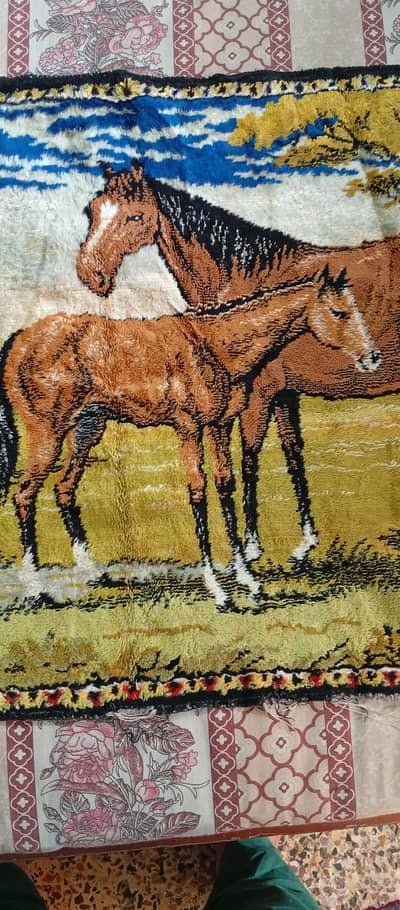 vintage horse rug