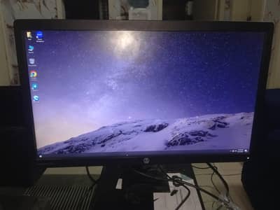 dell desktop CPU with led keyboard headphones mouse