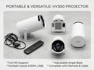HY300K LED Projector - HD Mini projector|Pro  Projector | Projector