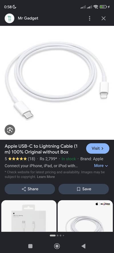 apple usb c to lighting