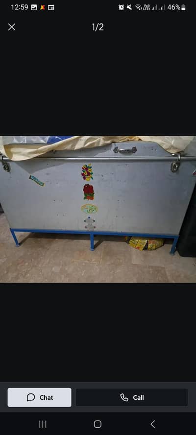Galavanized Peti / Trunk / Storage Box