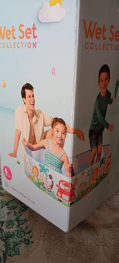 Intex 4ft Non-Non Inflatable Kids Swimming Pool Brand New