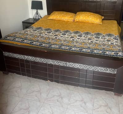King Size Double Bed with Mattress