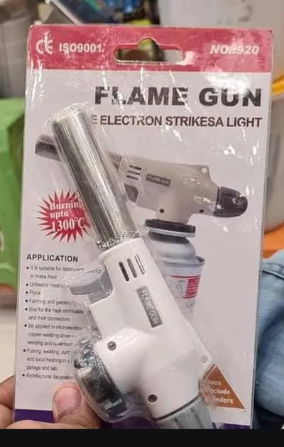 Portable Butane Flame gun Torch Burner gas torch for BBQ and Welding