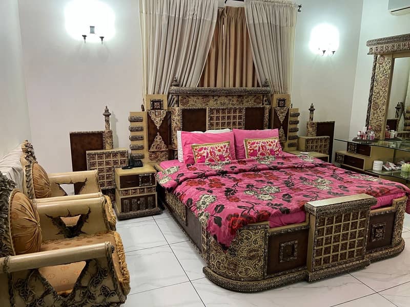 Decent Furnitures\ bridal Furniture \ luxury Bed Room set for sale 1