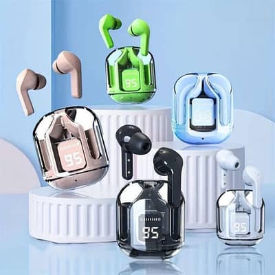 Air 31 crystal transparent earbuds