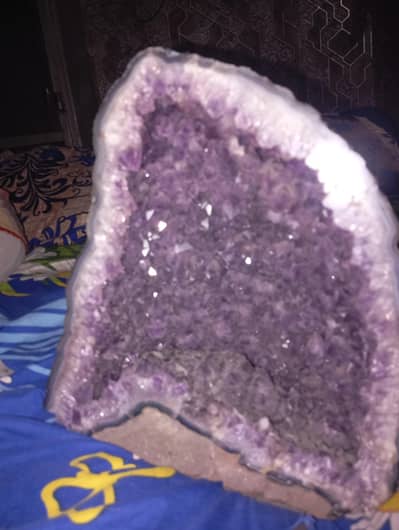 Amethyst Natural Culster 7 kg, hight 11 inch, definition for sale