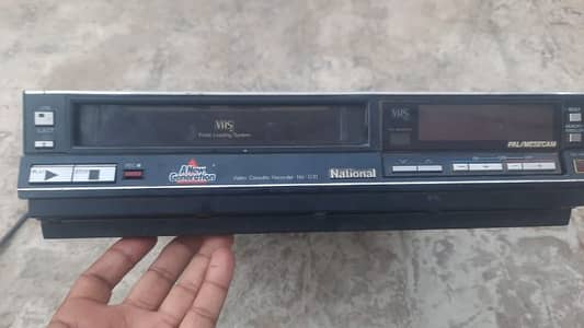 national vcr full working for sale