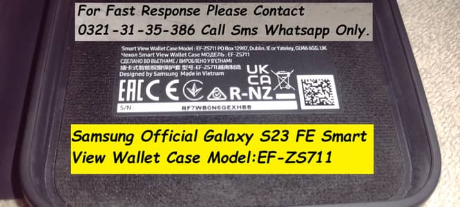official samsung smart view wallet case for galaxy s23fe