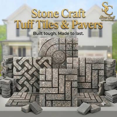Stone Craft Tuff Tiles installation  Professional tuff tile fixing