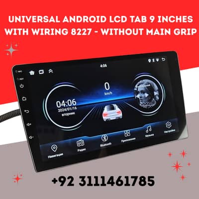 Universal Android LCD Tab 9 Inches With Wiring 8227 – Without Main Gr