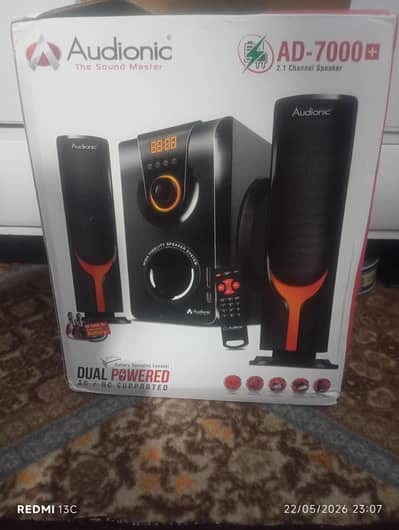 Audionic AD_7000+(plus)2.1channel Multimedia speaker for sale