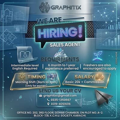 Sales agent only girls