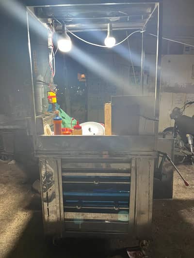 Fries   counter and all equipment.