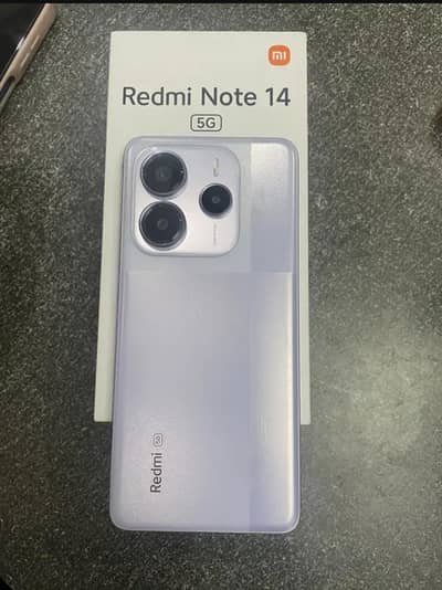 redmi note 14 5G for sale in excellent condtion came from saudia