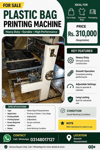 Shopping Bags Printing Machine
