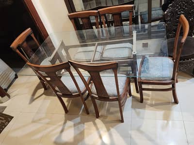 6 SEATER DINING TABLE