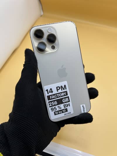 Apple iPhone 14 Pro Max  Gold 256 GB Factory unlock Non PTA 95% BH