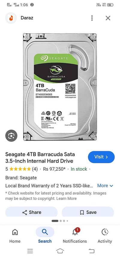 4tb hard
