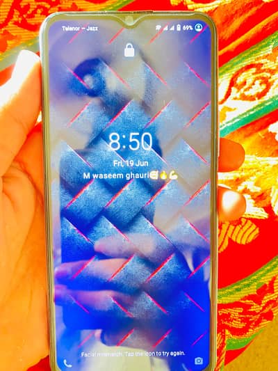 Vivo Y20 PTA Approved Used Mobile4GB RAM 64GB Storage PTA Approved