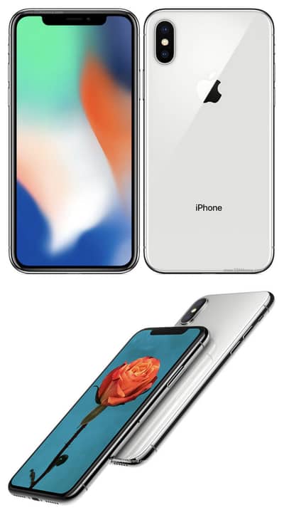 Apple iPhone X Factory unlocked dubai model waterpack 256gb