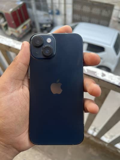 iPhone 14 jv 10/10 128gb midnight blue color