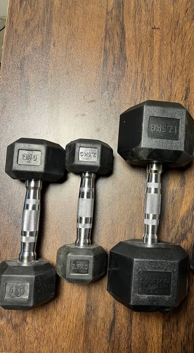 HEXAGON IMPORTED DUMBBELLS A+ QUALITY