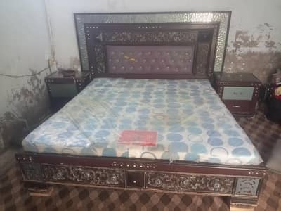 bed with foam