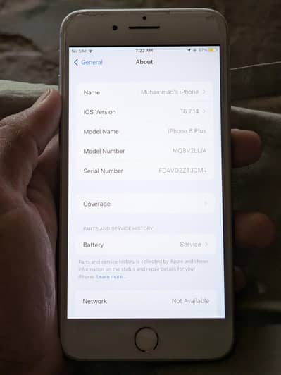 infinix smart 7 6 /128 panel crack working ok