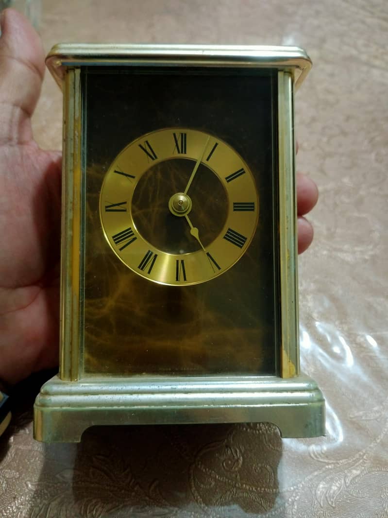 Table clock German metal clock 0