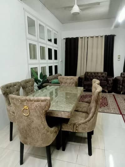 wooden dining table