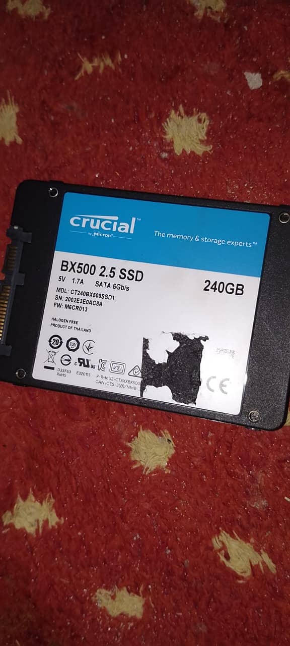 06 Ram,01 ssd,03 harddisk,02 Nvidia graphics card,2processor,2 camera 3
