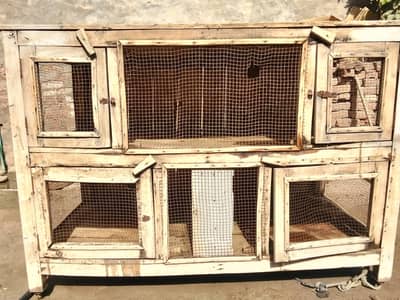 "Wooden Chicken Coop / Poultry Cage for Sale"