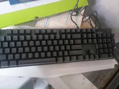 Mechanical key board with rgb light