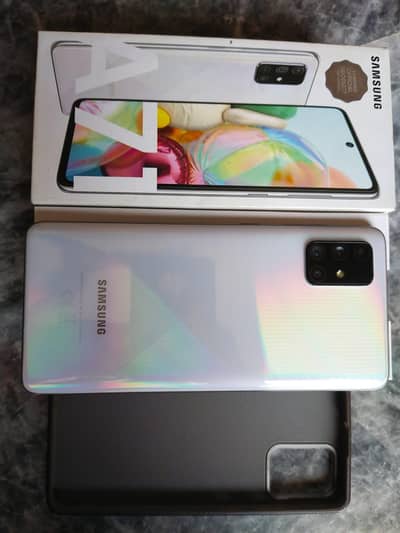 Samsung Mobile A71 8gb 128gb official PTA