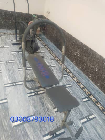 waist Twister,  Ab crunch bench, Air bike
