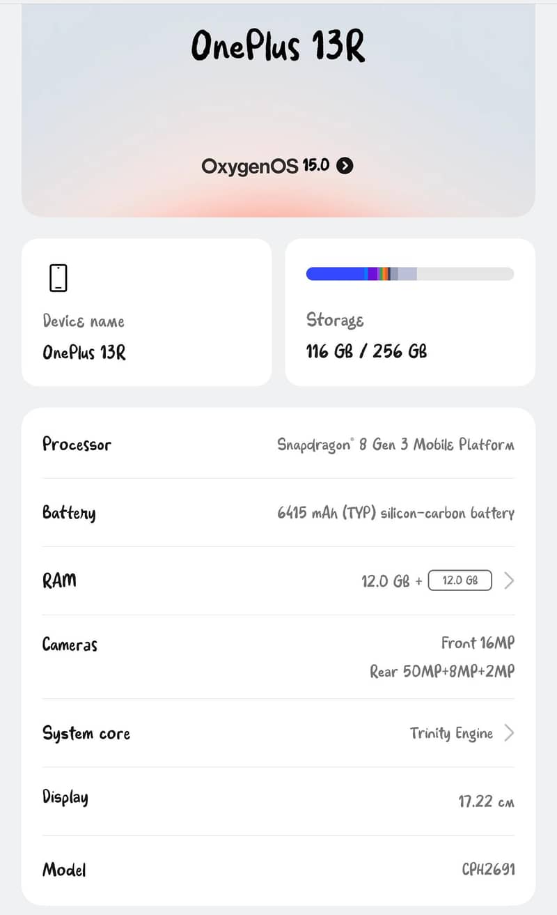 One Plus 13R 9